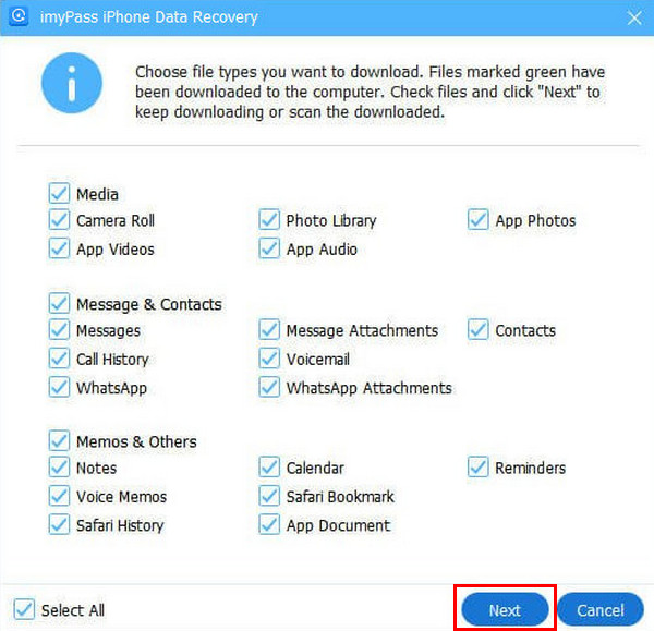 Klik Butang Seterusnya