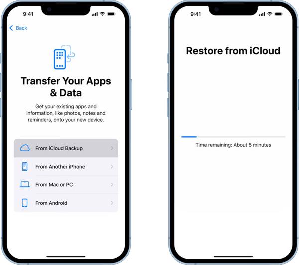 Восстановить iCloud