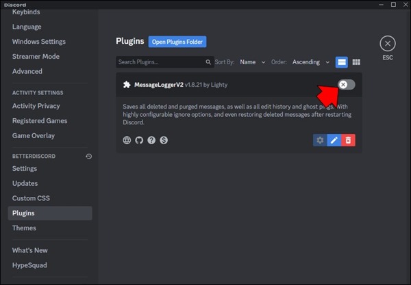 Enable Plugin