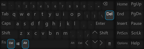 Pintasan keyboard memperbaiki windows 10 tanpa layar masuk