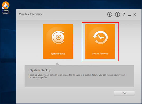 Lenovo OneKey Recovery