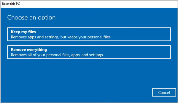 Entfernen Sie alles auf dem Toshiba-PC