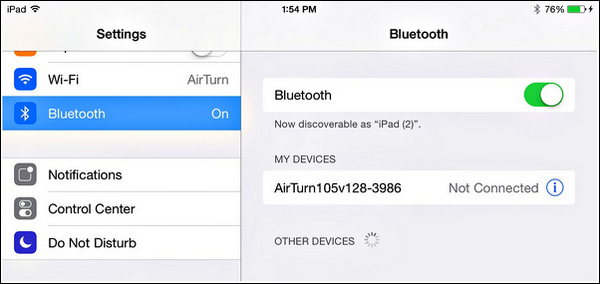 Wifi Bluetooth Setting
