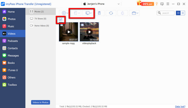 Проверьте параметры экспорта видео