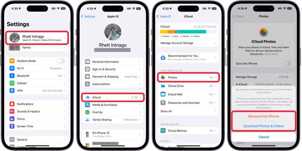 iCloud-Fotos deaktivieren