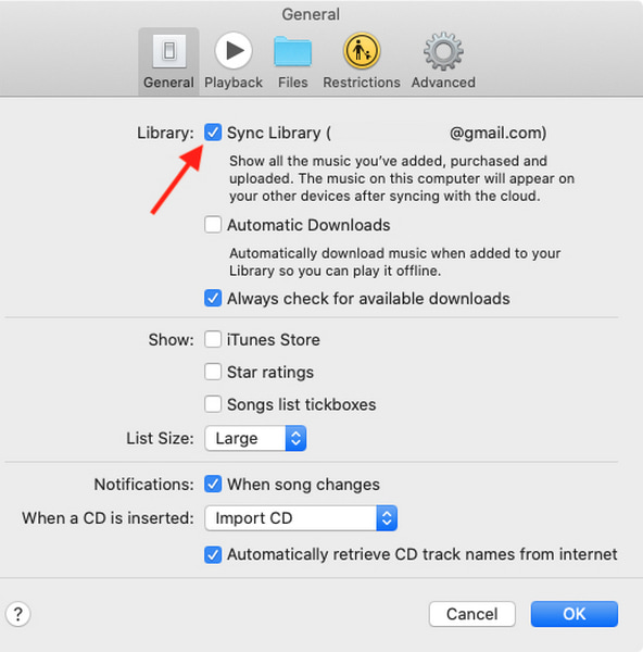 Sinkroniziraj biblioteku