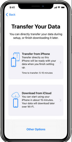 Μεταφορά από το iPhone