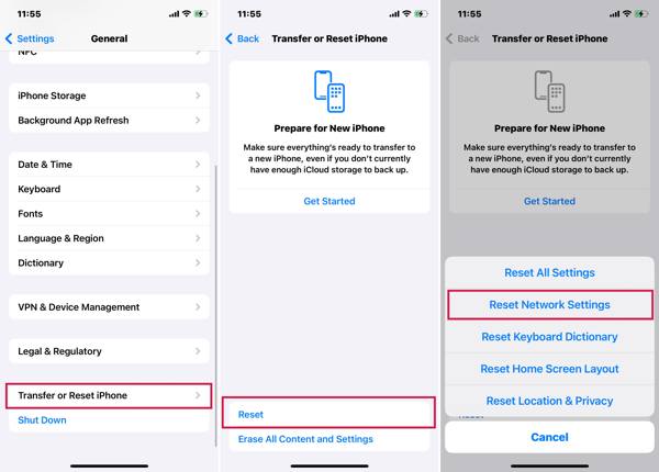 Reset Network Settings