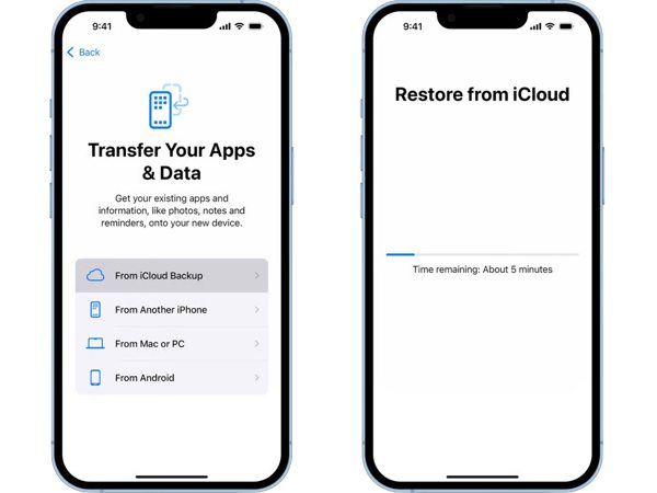 Herstel iCloud-back-up