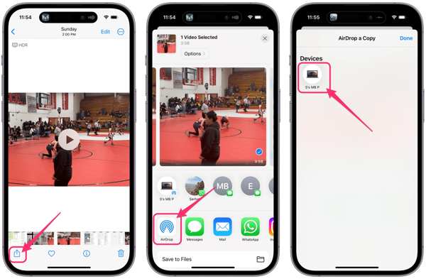 Lancio aereo da foto