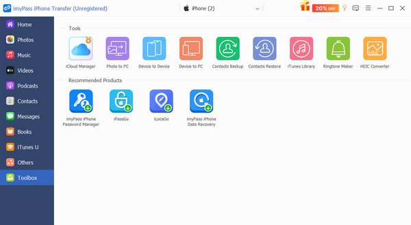 Zařízení Toolbox Imypass