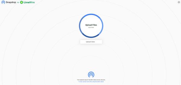 Nahrát soubor Snapdrop