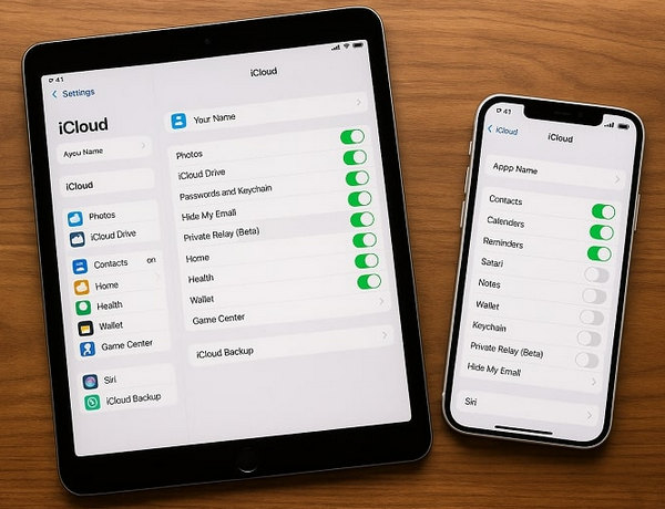 استخدام iCloud