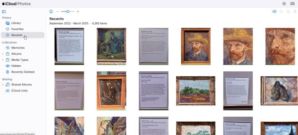 Φωτογραφίες iCloud.com