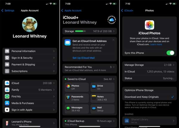 Φωτογραφίες iCloud iPhone