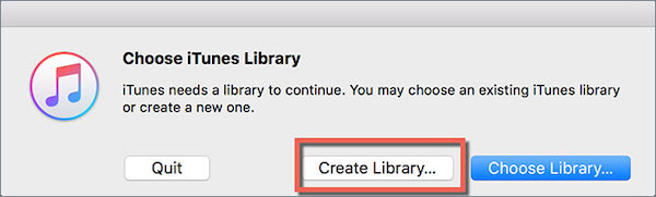 Criar biblioteca do iTunes