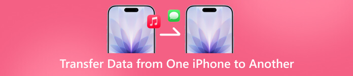 한 iPhone에서 다른 iPhone으로 데이터 전송