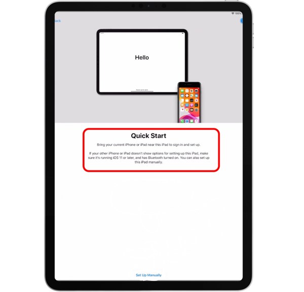 Démarrage rapide iPad