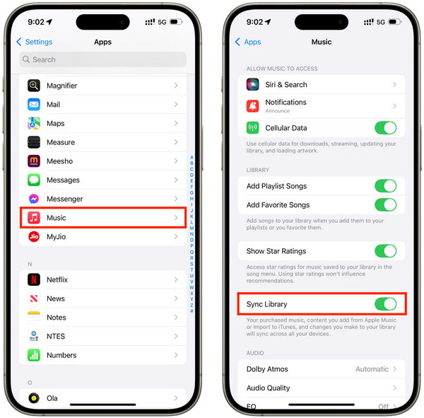 Biblioteca de sincronização