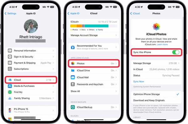 Attiva Foto di iCloud