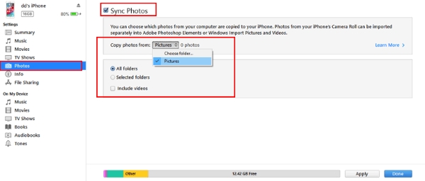 Fotoğrafları iTunes Üzerinden iPad'den Bilgisayara Aktarma