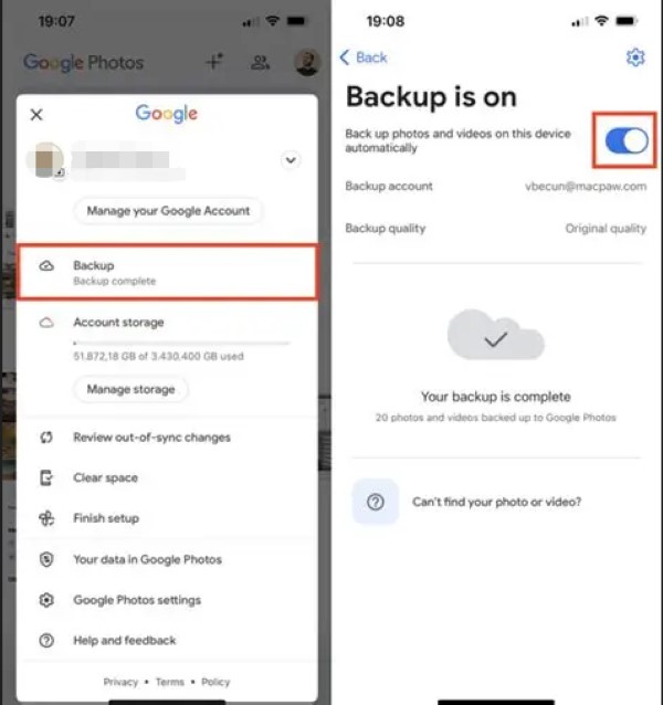 transférer-via-google-photos