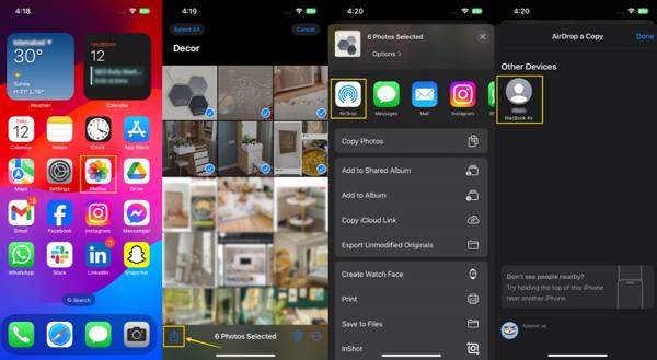 Video's via AirDrop vanaf een iPhone