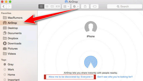 Μεταφορά φωνητικών σημειώσεων Finder