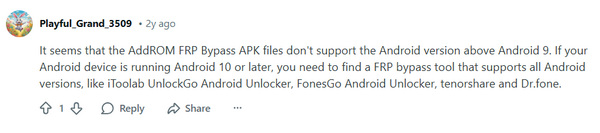 Addrom Reddit-anmeldelse