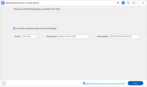DrFone Android iOS Unlock