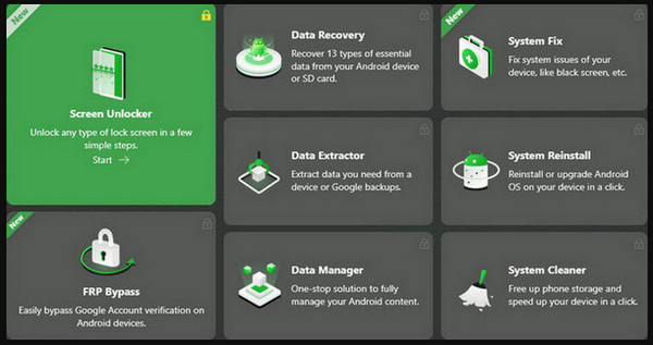 Interfaz de Droidkit