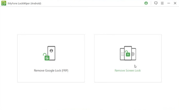 Interfaz de Imyfone Lockwiper