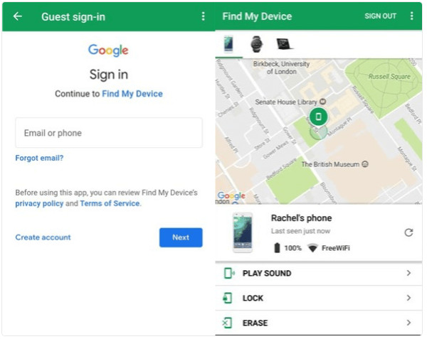 Lås enhet Xperia