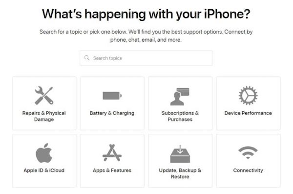 Υποστήριξη Apple