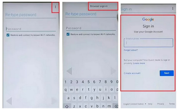 تم تسجيل الدخول إلى Gmail Pangu