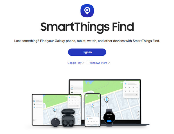 Masuk ke Samsung Smart Things Temukan