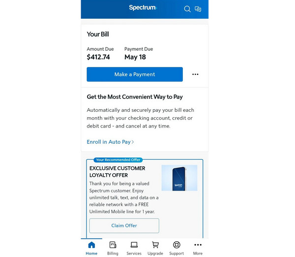 Lunasi Pembayaran Ponsel Spectrum