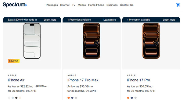 telepon kontrak spektrum