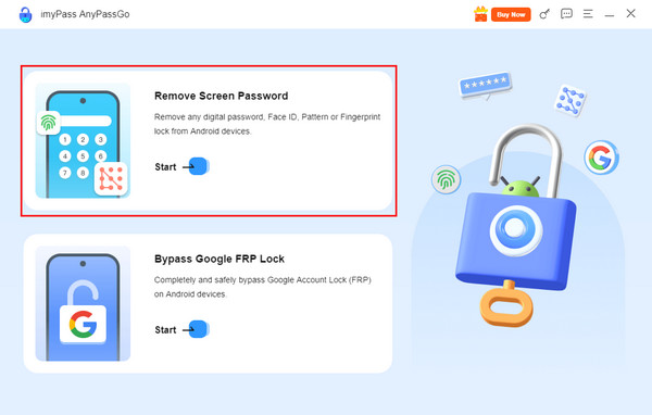 Haga clic en el botón Eliminar contraseña de pantalla