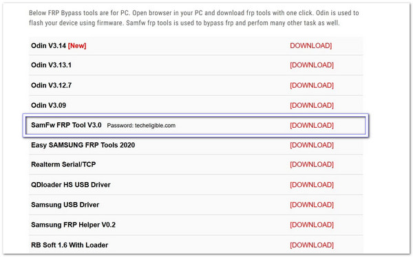Загрузить Samfw FRP Tool V3 0