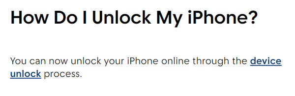 iPhone Device Unlock