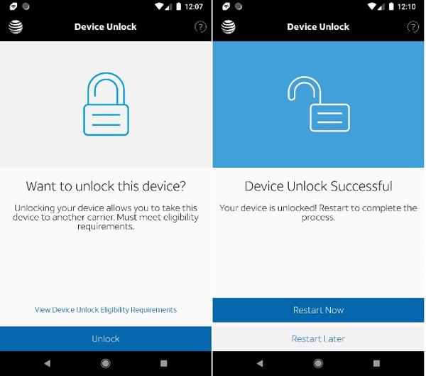 Aplikacja Att Unlock