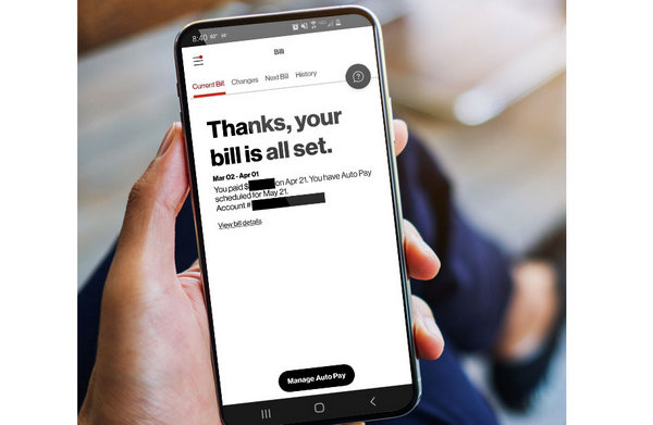還清Verizon手機欠款