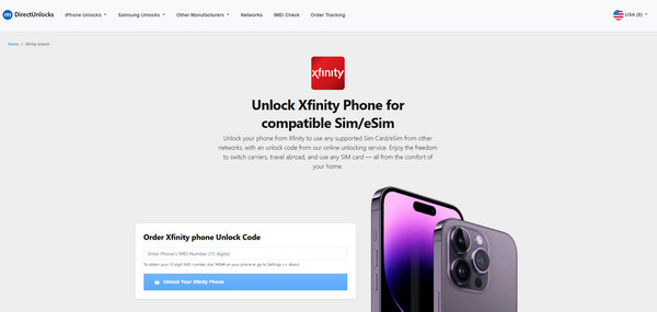 ปลดล็อก Xfinity ด้วย DirectUnlocks