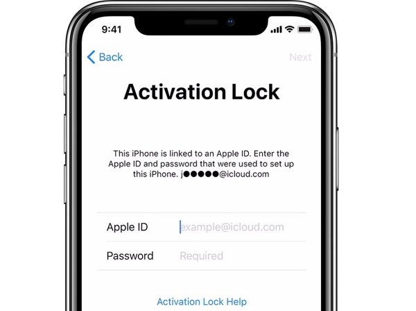 Activation Lock कोड