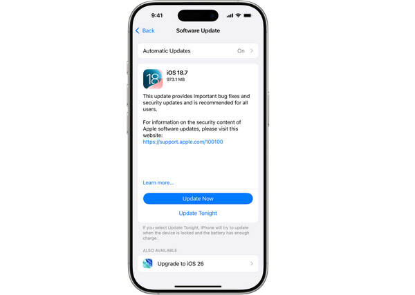 Actualizați IOS pe iPhone
