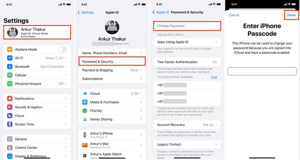 Reset Apple ID