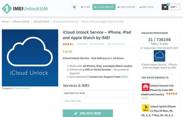 Déverrouiller en ligne