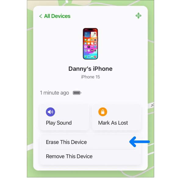Izbrišite iPhone pomoću iClouda