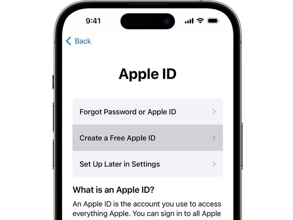 Setează iCloud nou